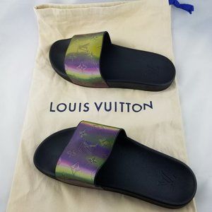 lv iridescent slides